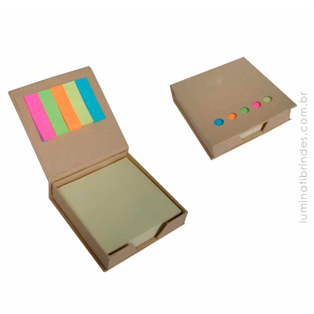 Bloco para Anotação Natural com Post it