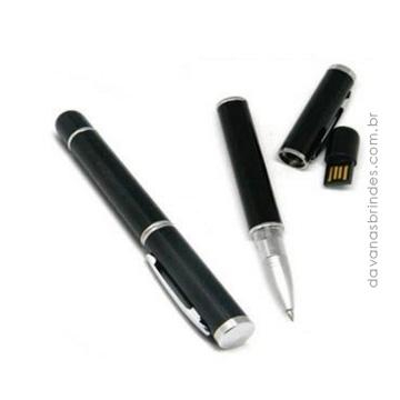 Caneta Swiss Roller Pen com pendrive de 8GB