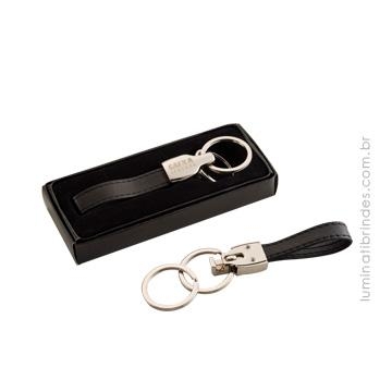 Chaveiro com alça de couro OLIVER CHAIN