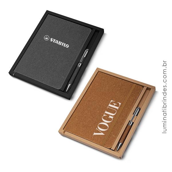 Scribe Box com Bloco e Caneta