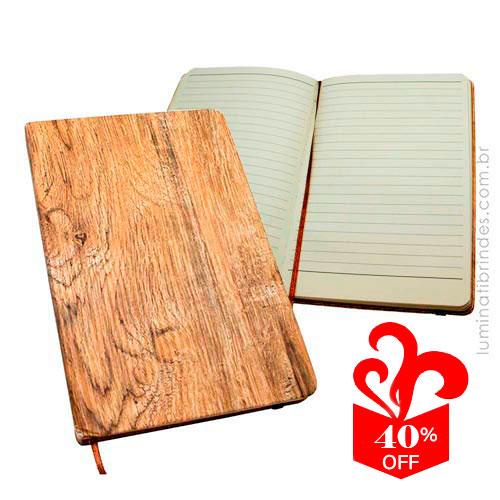 Caderno Wood para Brinde