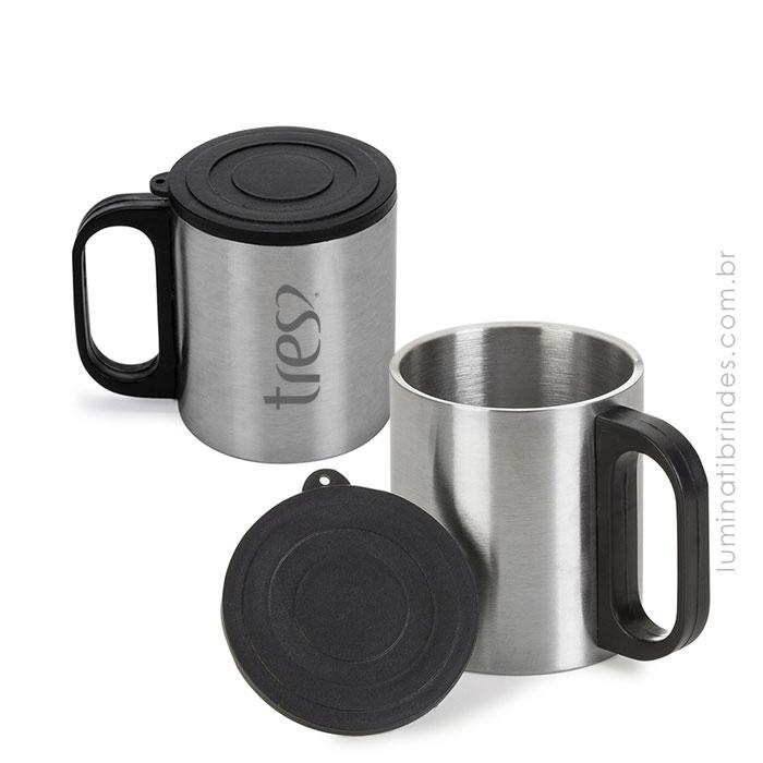 Caneca Metal Silver 180ml