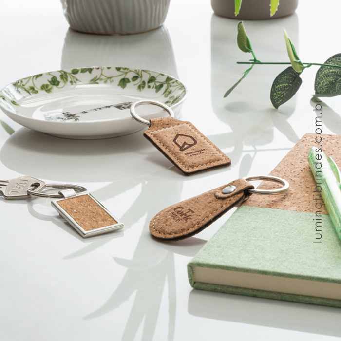 Chaveiro CorkLink Ecológico