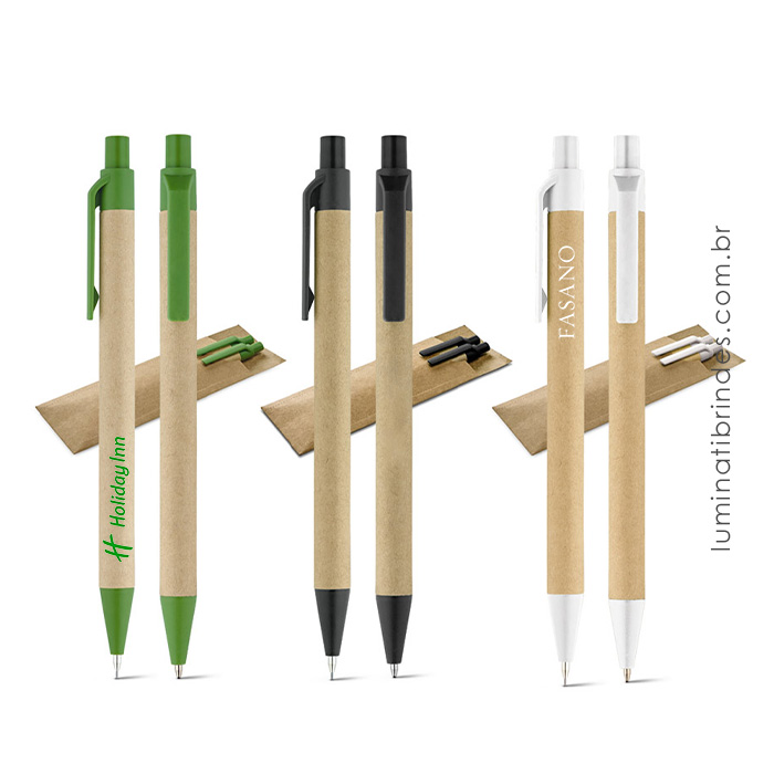 Conjunto Leaf Kraft Sustentável