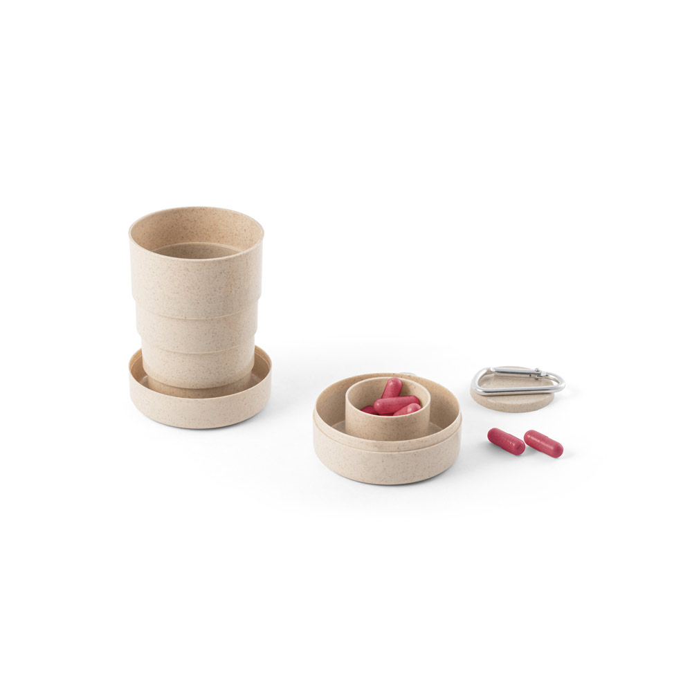 Copo Bamboo Pocket com Tampa Funcional