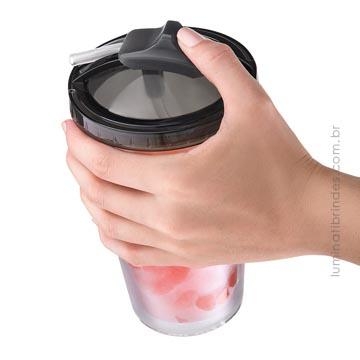 Copo Shake Mix com Canudo