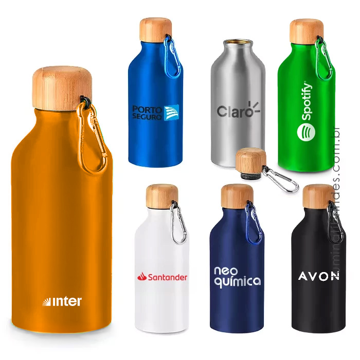 Garrafa Bios Carabiner em Alumínio — DV46549