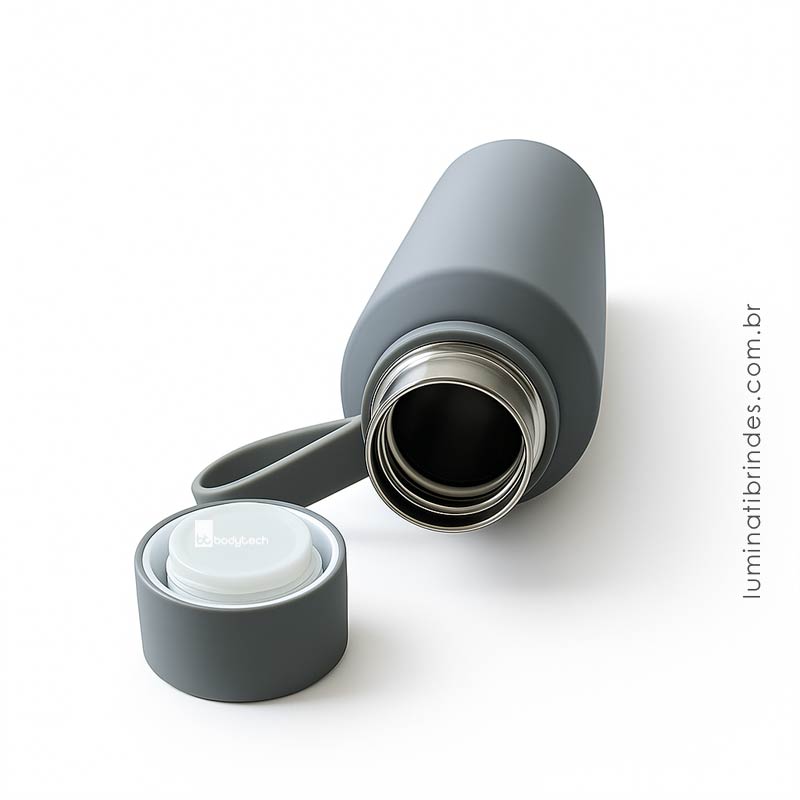 Garrafa Térmica Pulse com Alça de Silicone