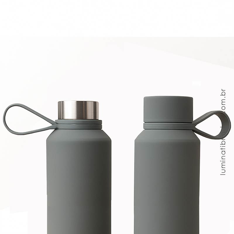 Garrafa Térmica Pulse com Alça de Silicone