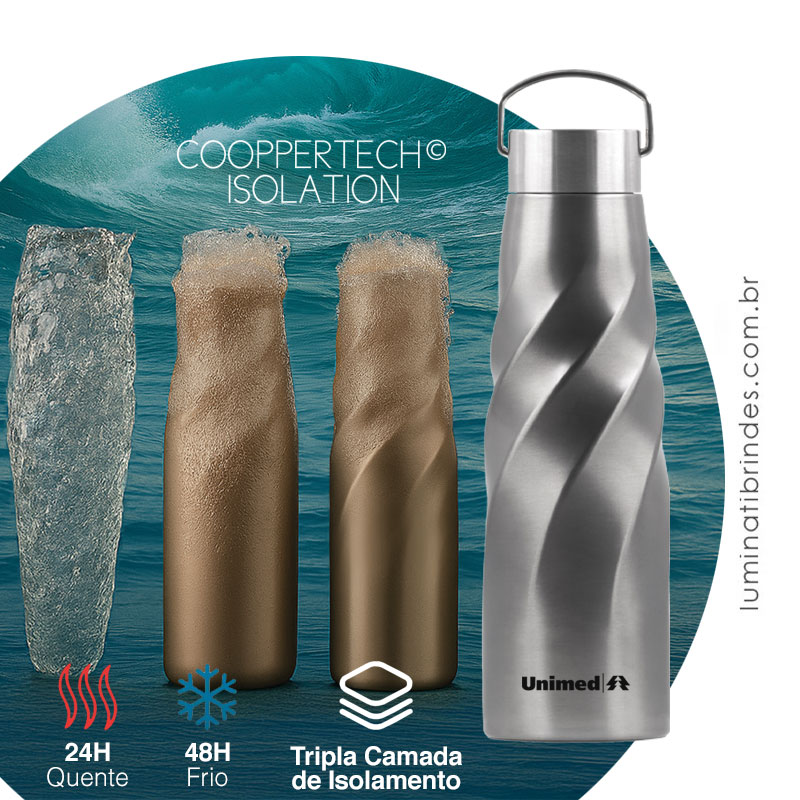Garrafa Parede Espiral Thermo Vortex