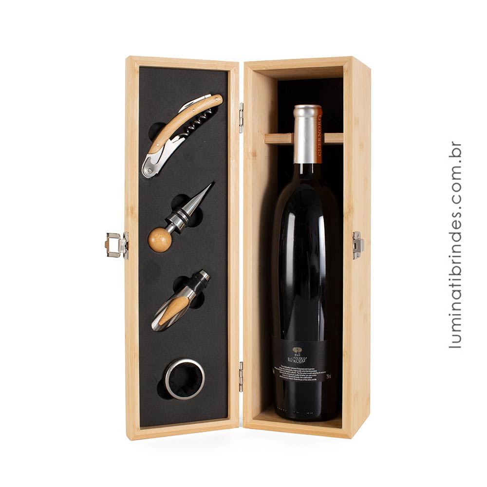 Conjunto Gift Bambu Bordeaux