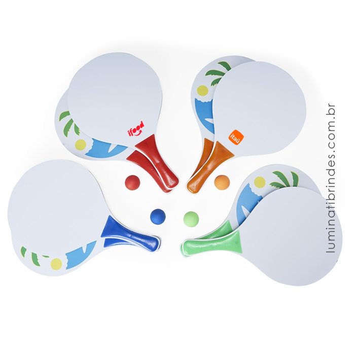 Conjunto de Raquetes e Bolinha Coast