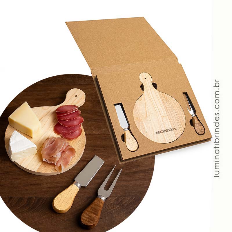 Conjunto Queijo Gourmet Racket