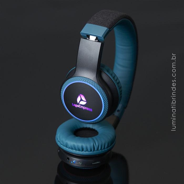 Headphone Ledlight Retrátil