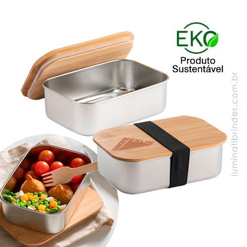 Marmita Retornável Eko Bambu