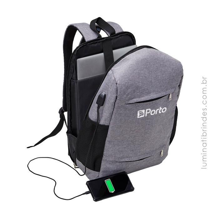 Mochila Grey RPET Cyclos Notebook