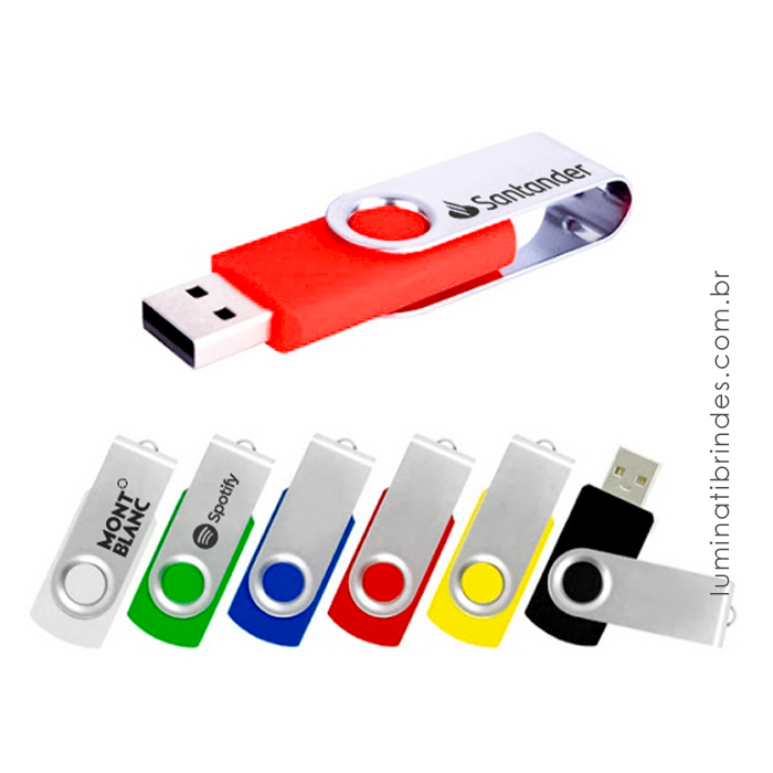 Pen Drive Giratório CANIVETE 4GB